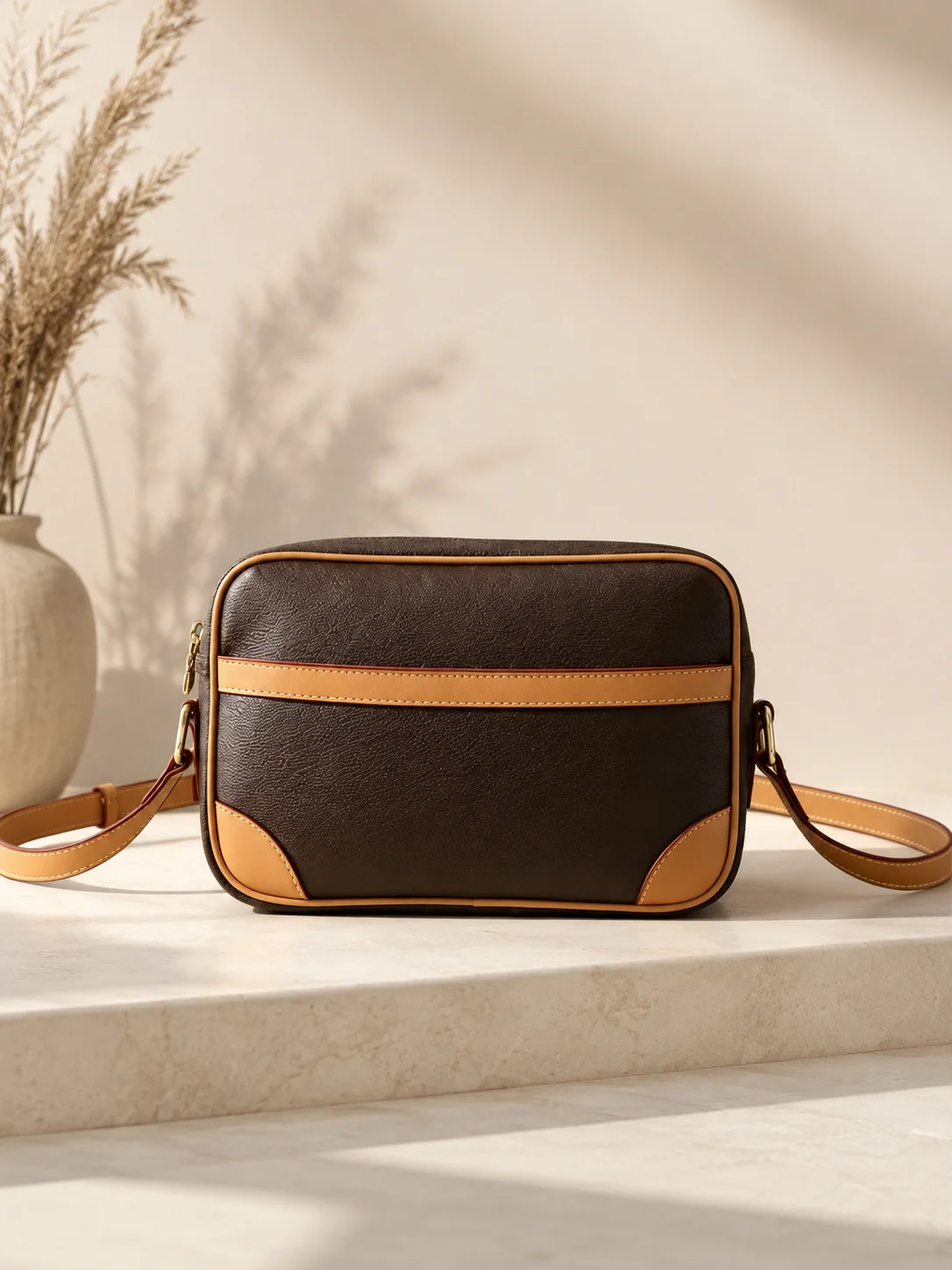 Fashion New Luxury Women'S Bag 23.5X15.5X5.5CM Mid-Age Camera Bag With Shoulder Strap Portable Crossbody Bag Without Box