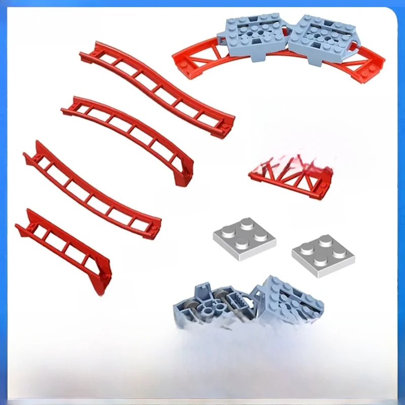 MOC-Circuit de montagnes russes, pièces techniques avec legoeds 25061 26559 26560 26060