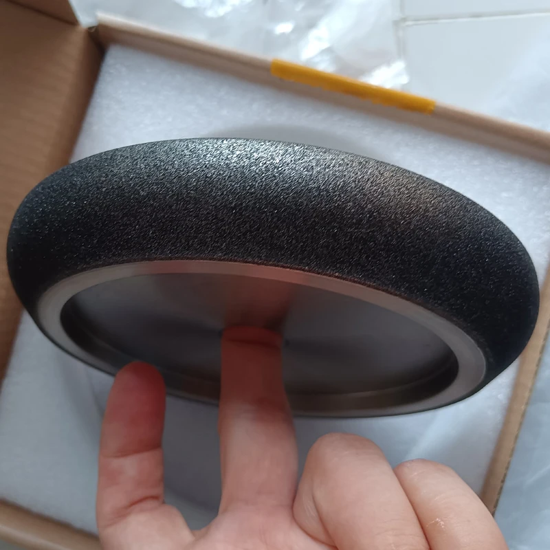 Cbn電気メッキ砥石、バンドソー、5インチ、127dx22.2txh12.7、10/30