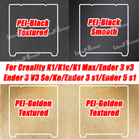 For Ender 3 v3 se/KE Build Plate PET PEO PEY H1H For Creality K1/K1C/K1 Max PEI Build plate 235x235/310x315 build plate magnetic