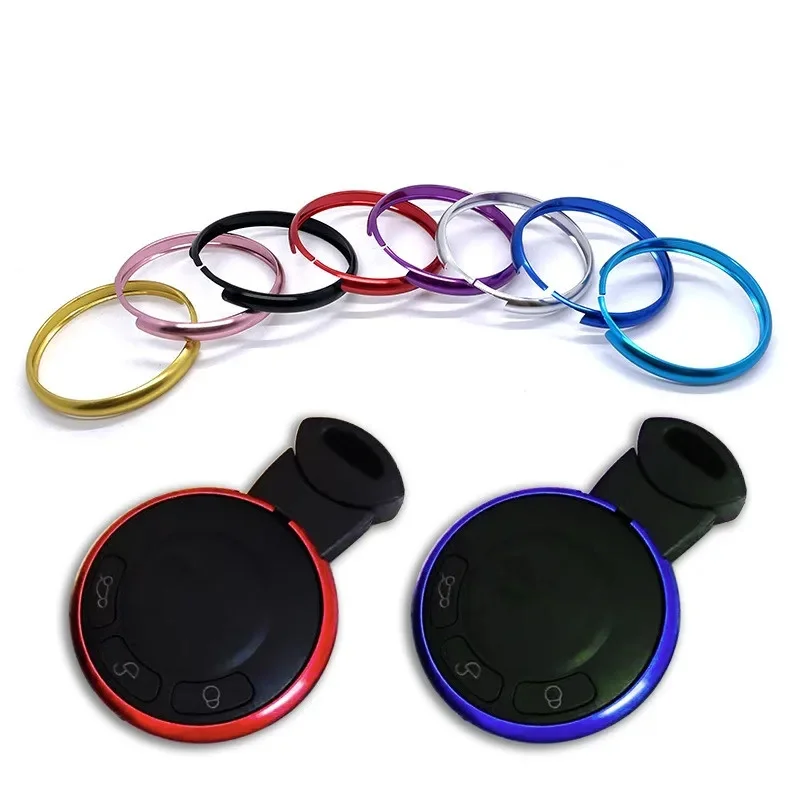 Anneau de protection pour clé en alliage d'aluminium, décoration de chaîne pour BMW Mini Cooper Clubman Countryman, coque de clé, accessoire Automobiles