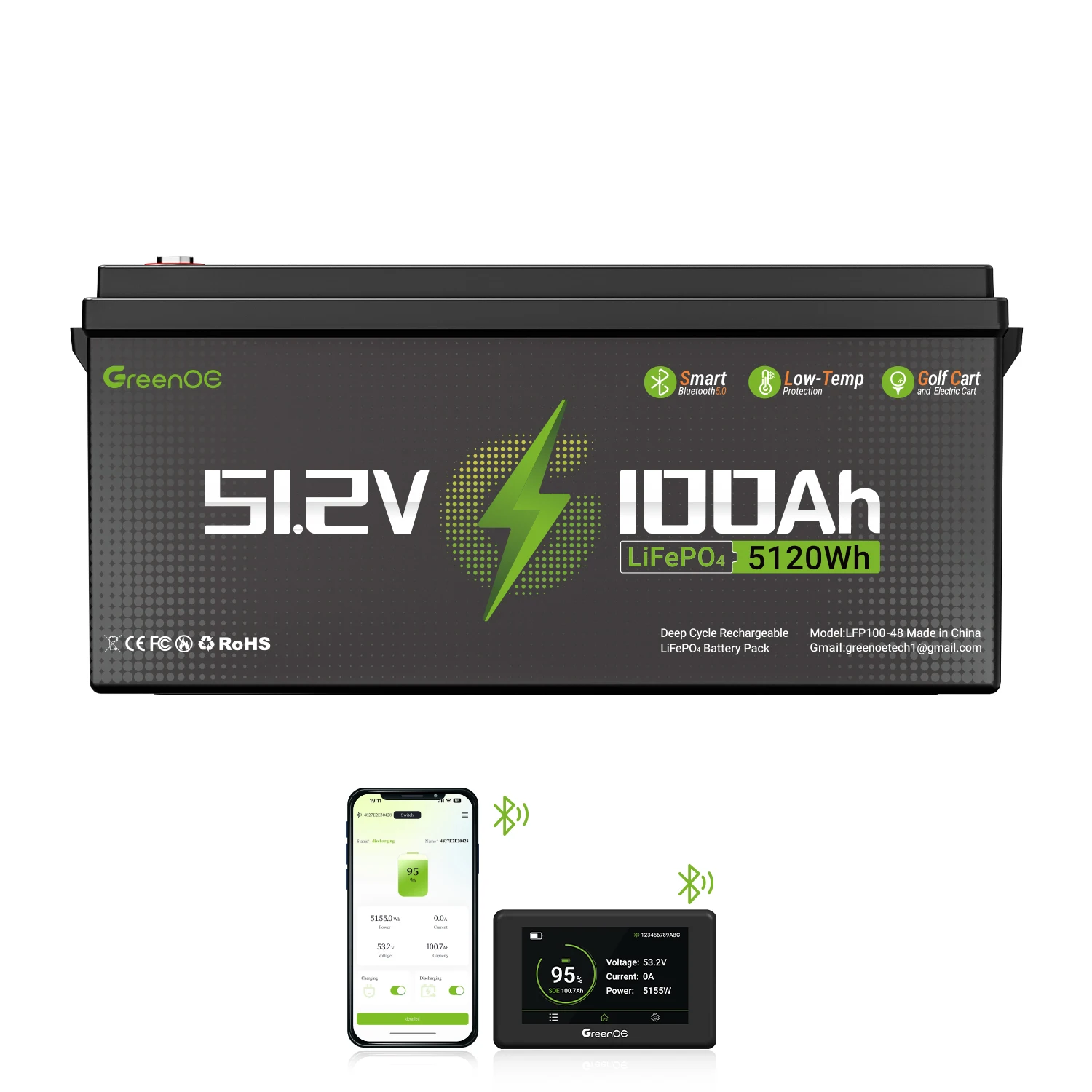 Greenoe 48V 100Ah G… - image