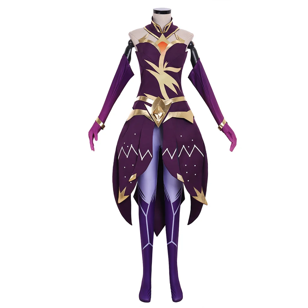 

Game LOL Lux Cosplay Costume LOL Cosmic Lux Cosplay Costume Women Dress Dark Cosmic Lux Cosplay Costume Custom Made