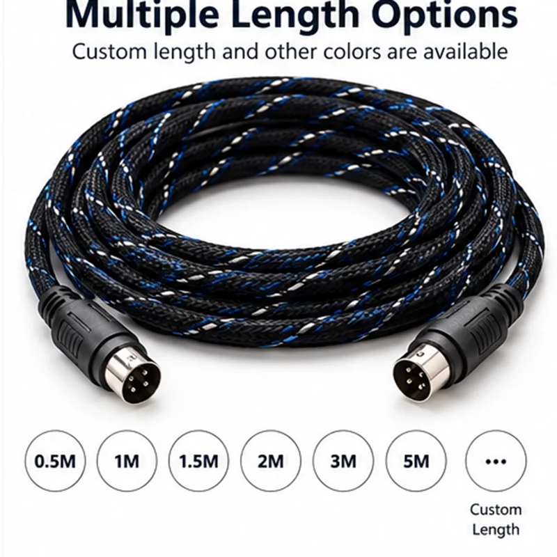 4‑Core Main‑sub Speaker Connection Cable, Compatible with N500 N300 R1700BT+ R1600TIII