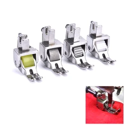 Pied-de-biche à roue roulante pour machine à coudre, pied-de-biche pour voiture plate, rideau en cuir, doudoune, tissu, accessoires de machine à coudre