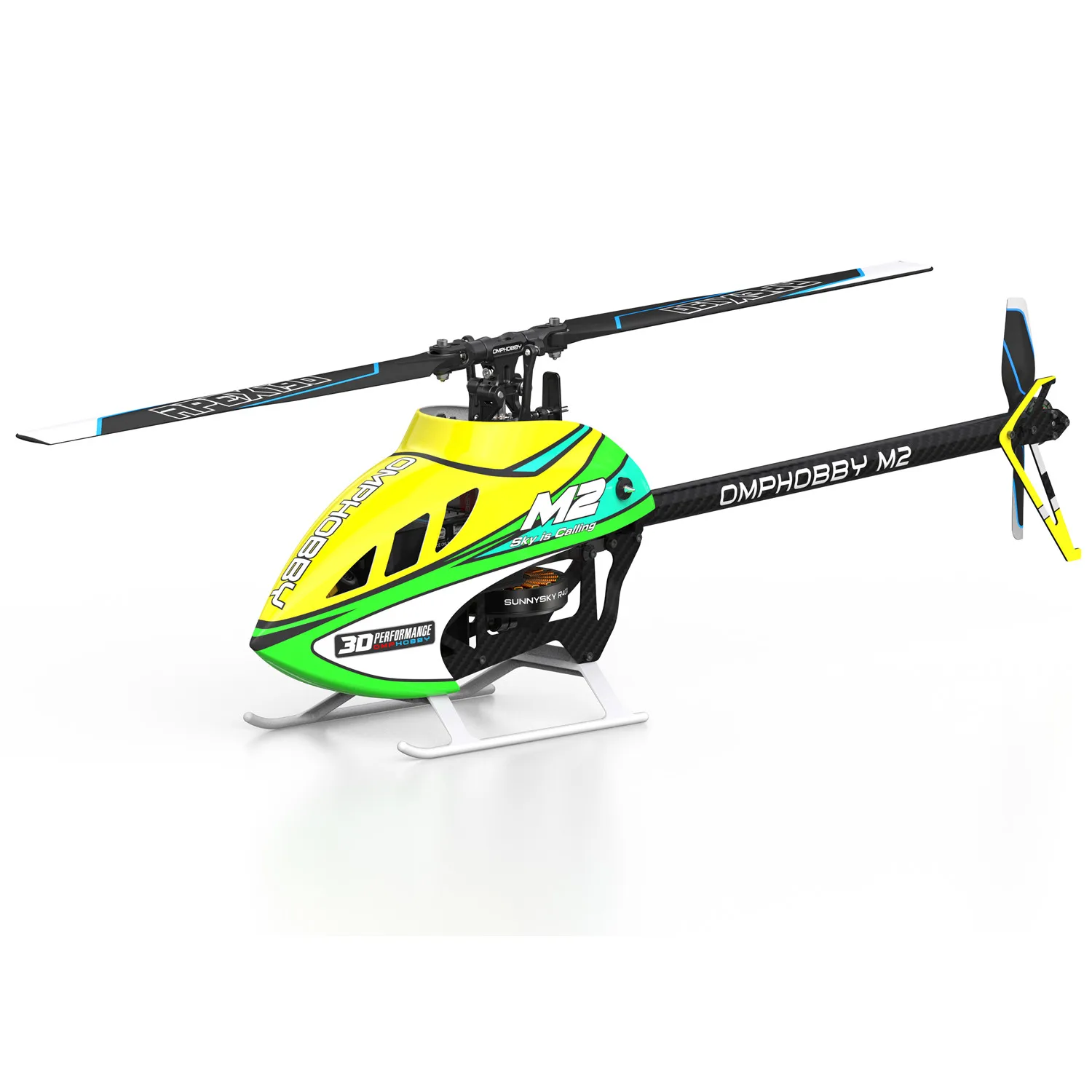 OMPHOBBY 3D RC ヘリコプター M2 V3 PRO ARTF 送信機と受信機なし