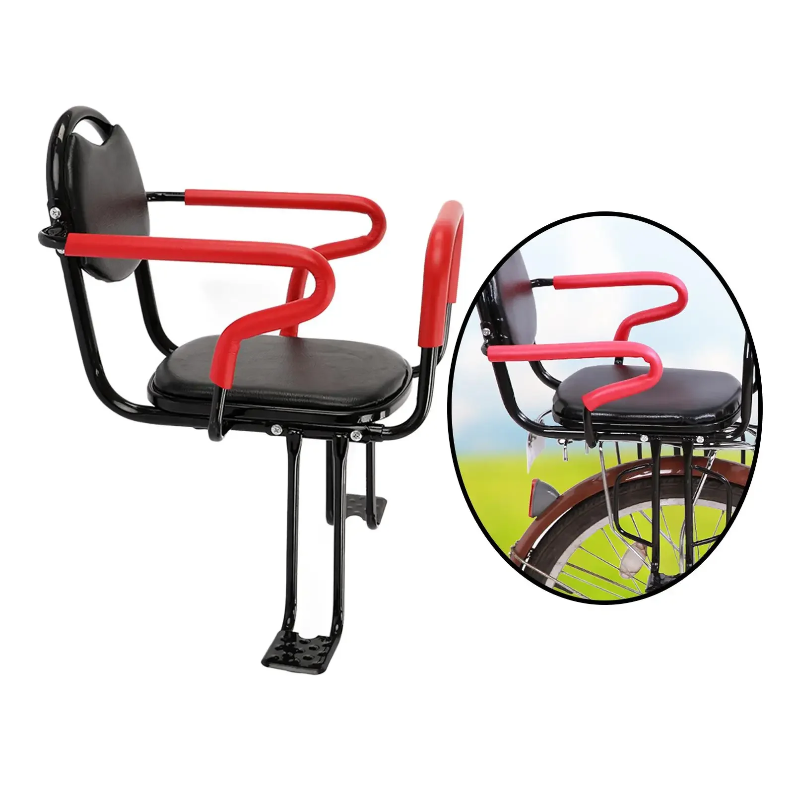 AliExpress Stable Rear Mount Child Seat Footrest Safe for Baby Electric Bike Cycling