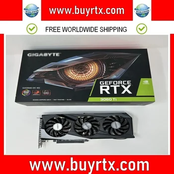 2024 used GIGABYTE GeForce RTX 3060 Ti (REV 1.0) gaming OC 8GB GDDR6 graphics card used