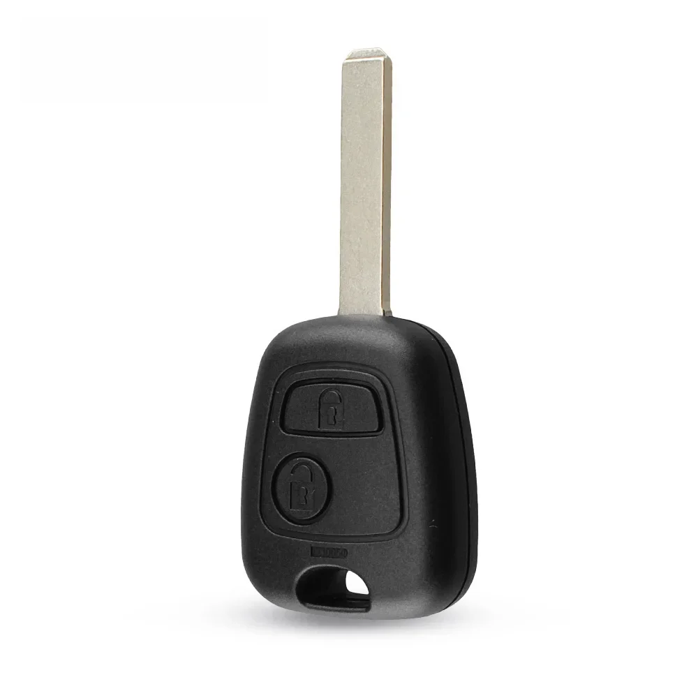 KEYYOU remplacement voiture 2 boutons télécommande clé Fob coque pour Toyota AYGO accessoires Peugeot citroën VA2 lame pas de logo