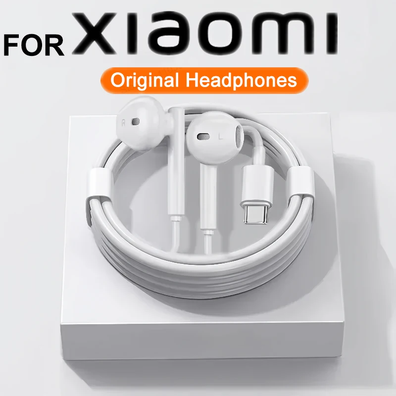 

Original Headphones For Apple iPhone 16 15 14 11 13 Pro Max Plus In-ear Lightning Type-C Wired Bluetooth Earphones For Xiaomi