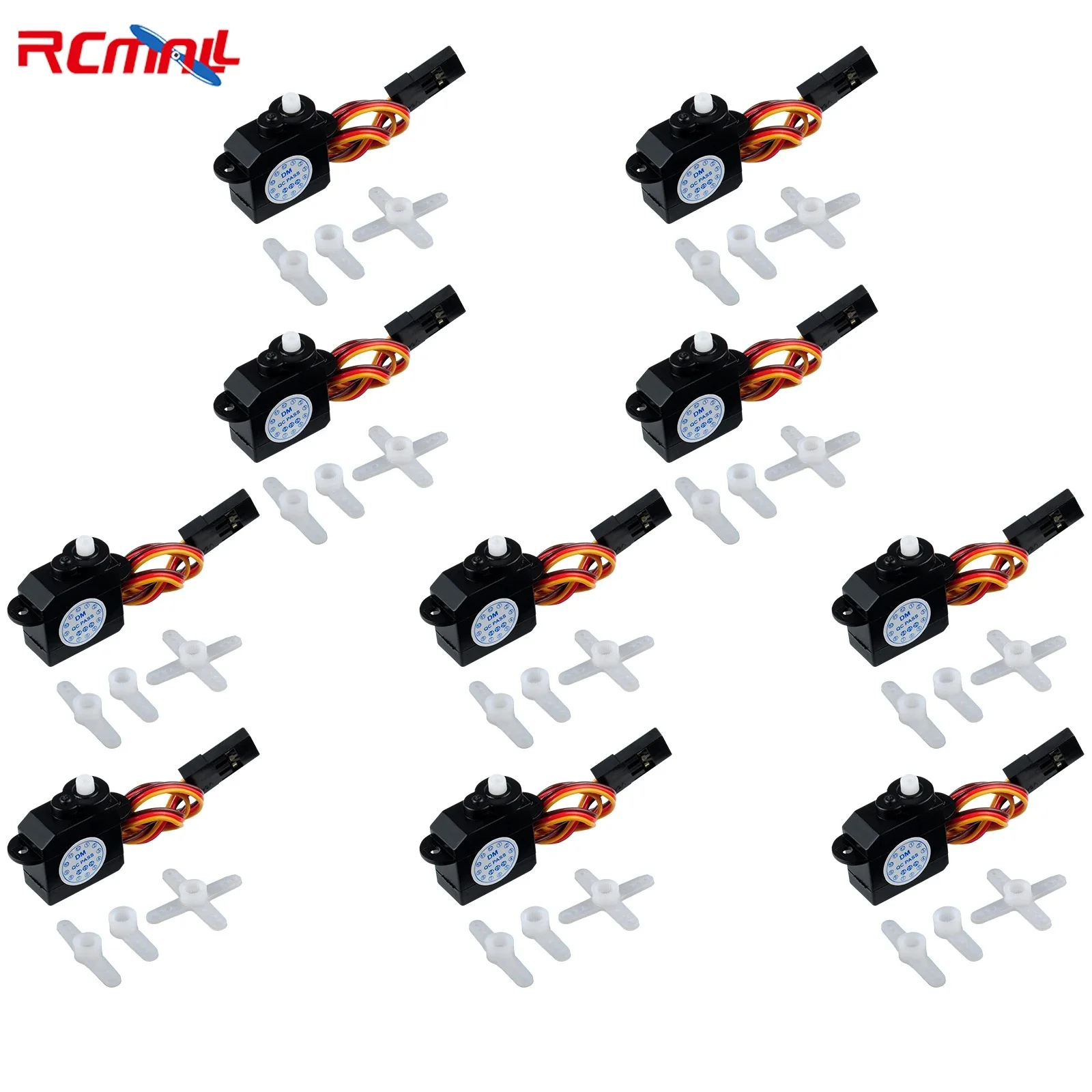 1/5/10 sztuk DM-S0020 Ultra-micro 2g serwo obwód cyfrowy pilot Mini serwo dla RC Hobby części DIY zabawki Model samolotu — zdjęcie produktu 7