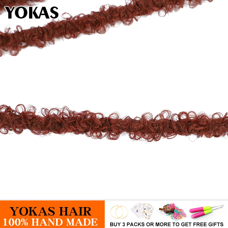 24 36 بوصة الكروشيه وصلات شعر الاصطناعية فراشة Locs للنساء الأفريقيات فراشة Locs تجديل وصلات شعر للإناث