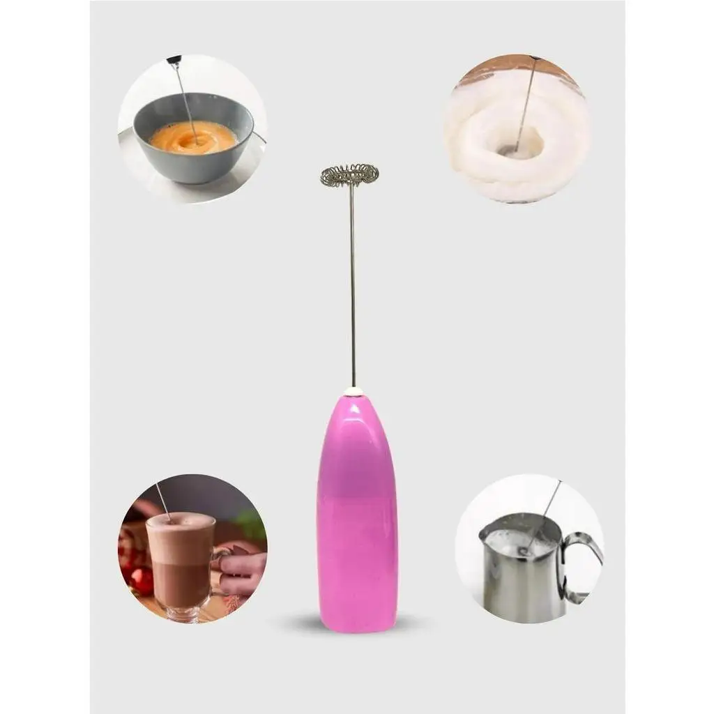 Mini Mixer Elétrico – Misture Café, Leite e Shakes Rapidinho!