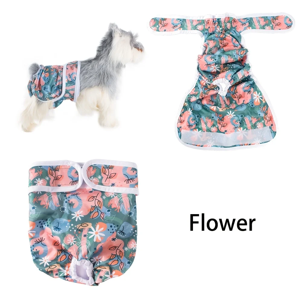 Pañales lavables para perros bragas higiénicas transpirables_voghion.com