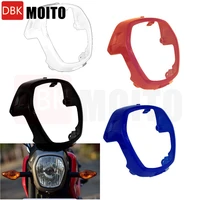 Cubierta de faro de motocicleta, carcasa de bombilla de carenado para Honda 2022-2023 NAVI NVA 110B, carenado de faro negro