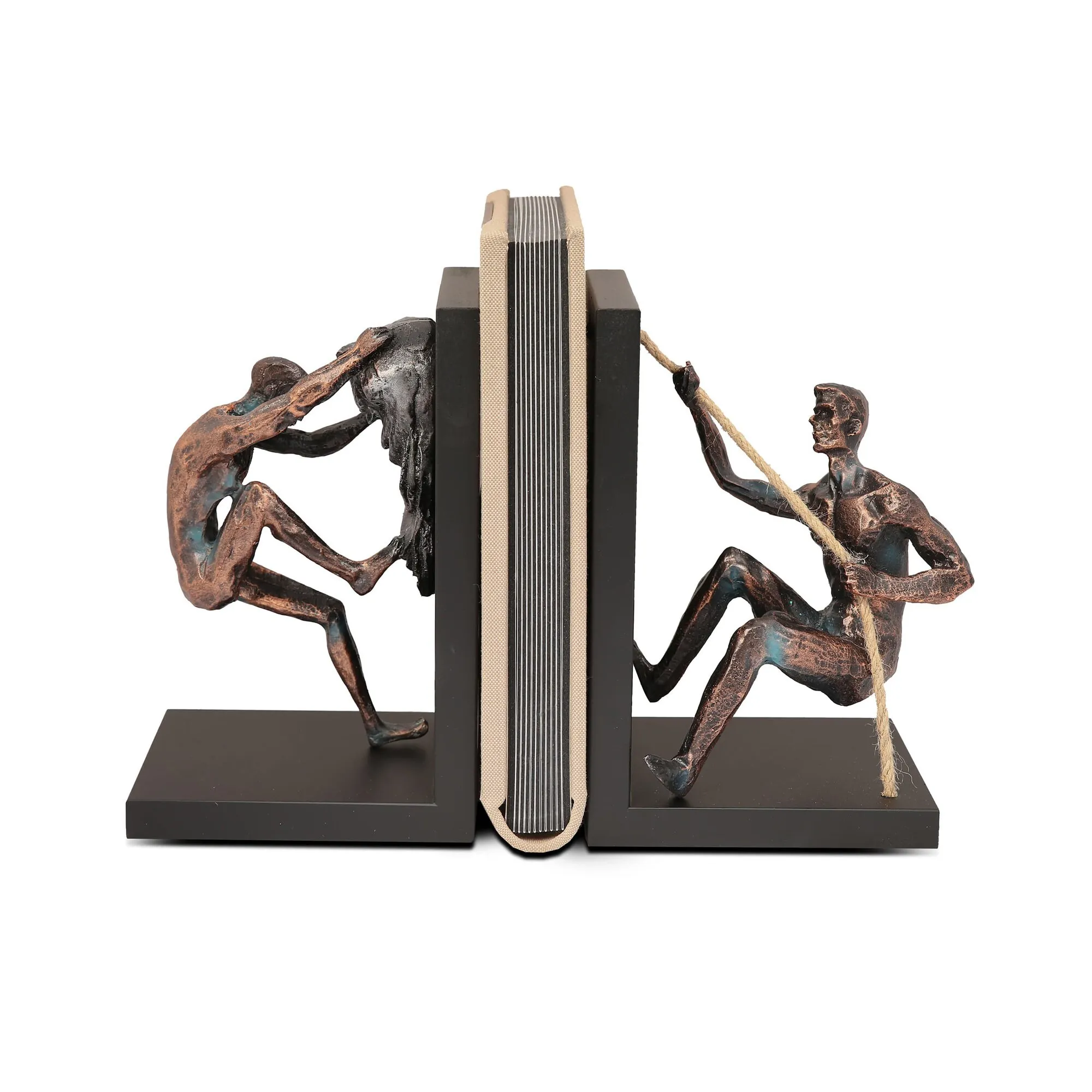 Climbing Man Bookends, Climbing Man Sculpture ,Home Office decor, Creative home handicrafts, Hausewarming Gift Fast shipping