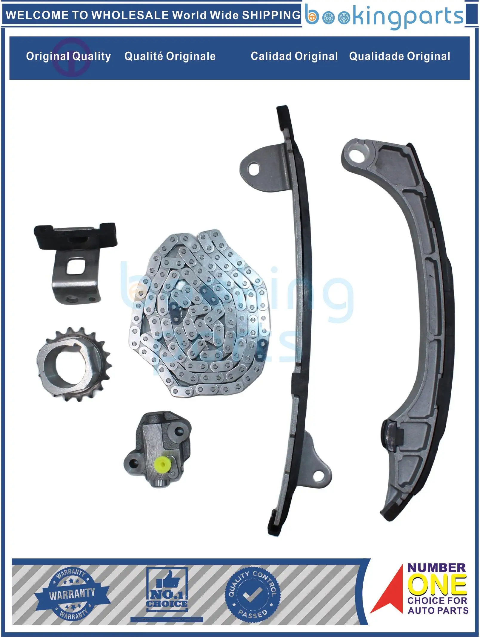 Kit de réparation de chaîne de distribution pour TOYOTA 1AR 2AR CAMRY 10-13/RAVE 09-12/HIGHLANDER 09-12/SIENNA 11-12, 13506-0V010, 135060 V010