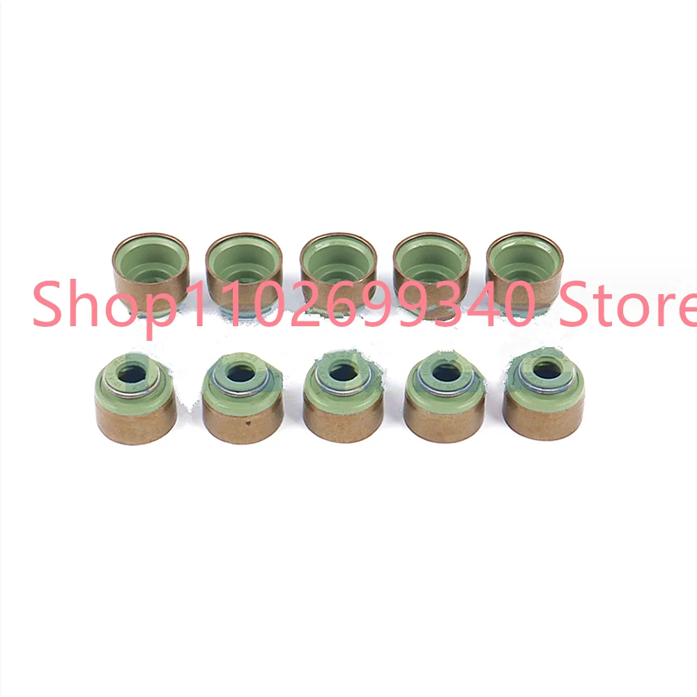 MD307342 10PCS Exhaust Valve Stem Seal For Mitsubishi Pajero Montero Shogun 6G72 6G75 2000-2006 2006-2020 Outlander 6B31