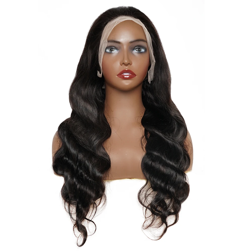 Wig rambut manusia 4x4 13x4 Body Wave renda depan untuk wanita Wig Lace Frontal 360 telah ditanami Wig penutupan renda 5x5