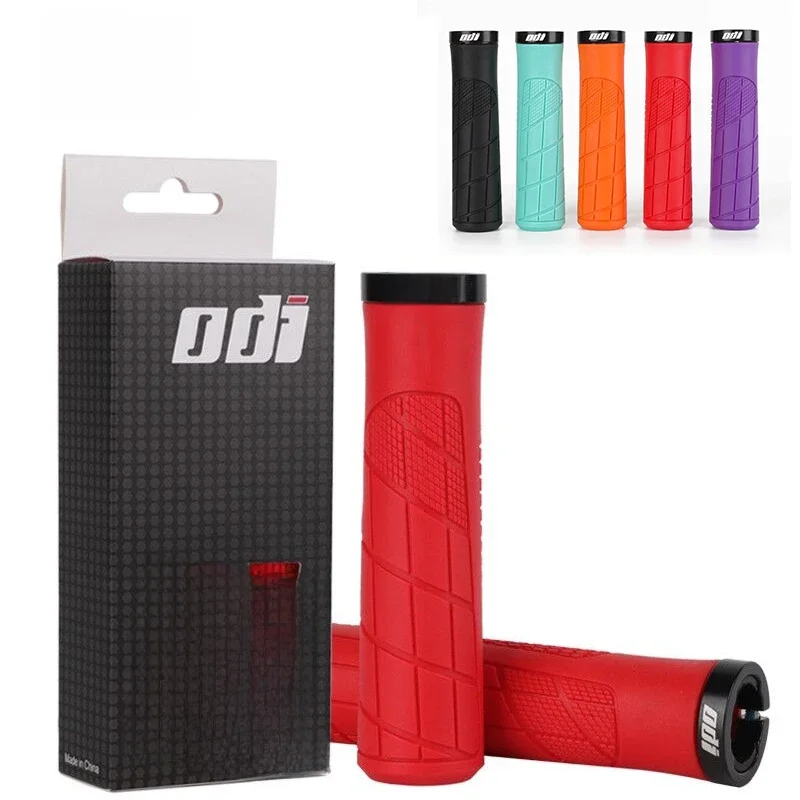AliExpress ODI Bike Grips Lock on Bicycle Handlebar Grips Soft Rubber Bike Handle Integrated MTB Grip Cover Bike Accessories