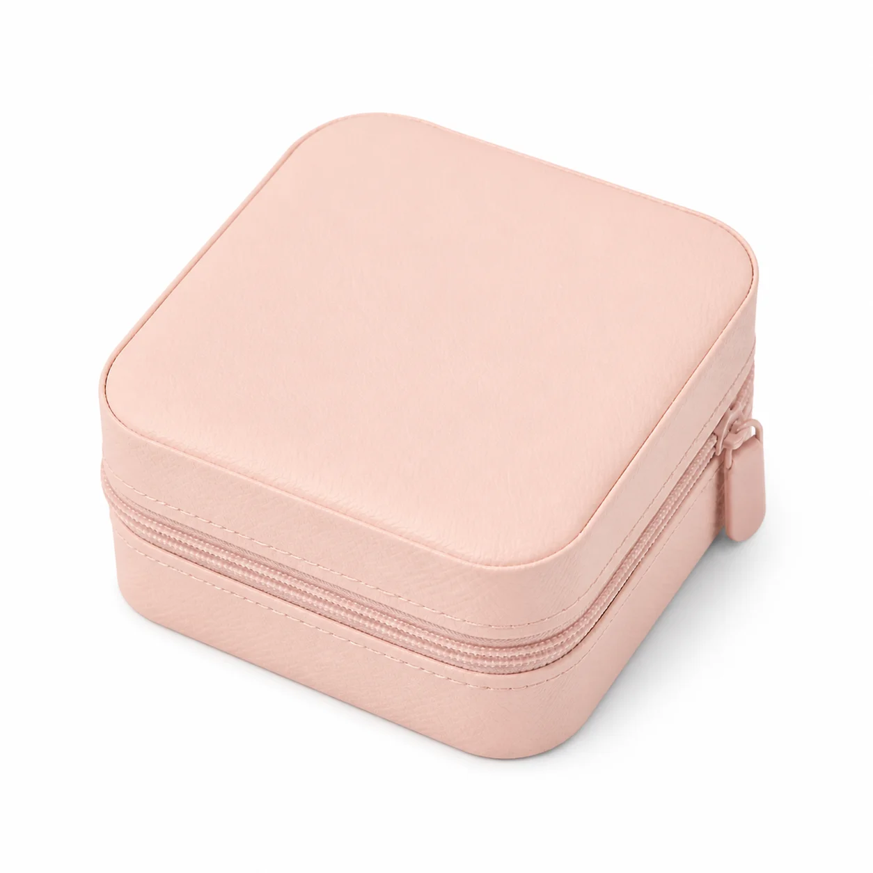2 Pcs Jewelry Organizer Box Random Color Portable PU Leather Case for Travel and Home Storage Best Quality