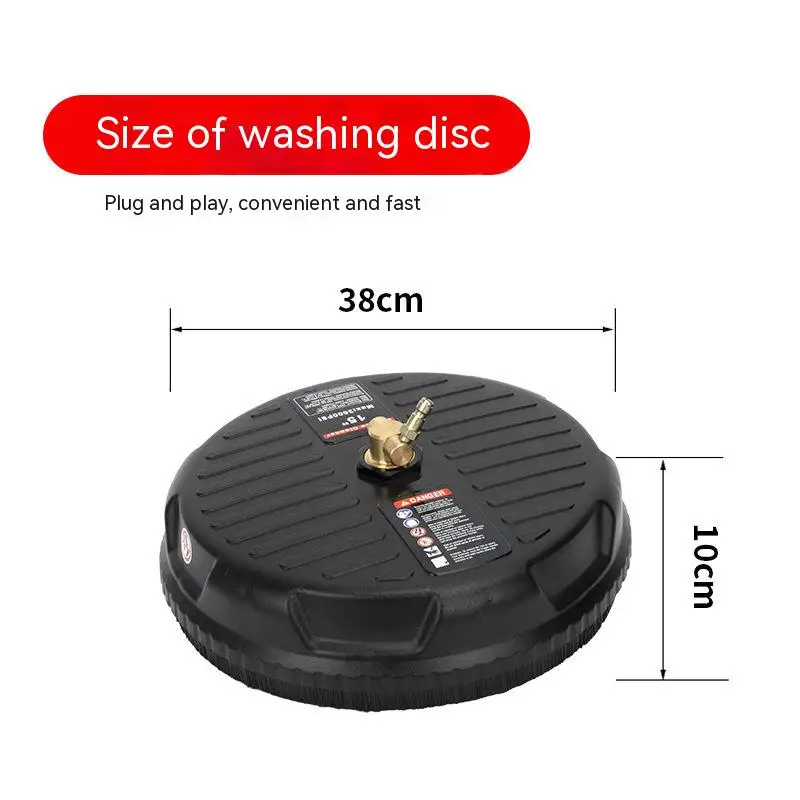 High pressure road quick plug-in scrubber cleaning machine Household disc municipal road cleaning