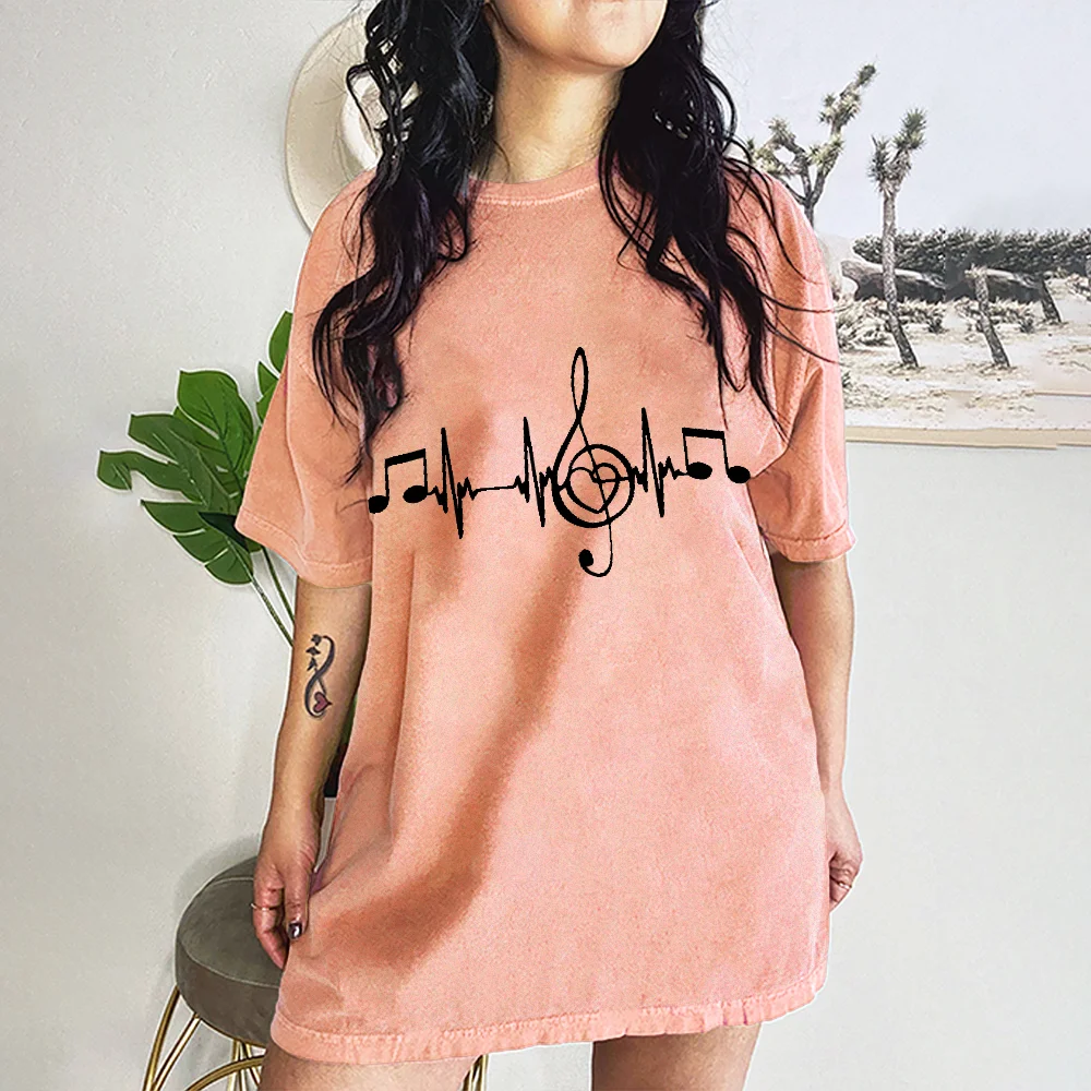 Women's Clothing Graphic T-shirt Summer Graphic Print T-shirt Casual Top For Spring, Short Sleeve Crew Neck