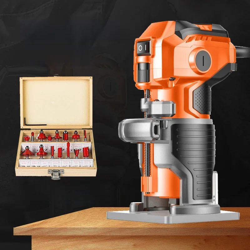Wood Trimmer Electric Trimmer 220V Woodworking Electric Trimmer Wood Laminator Edge Trimmer Wood r Wood Milling Slotting Machine