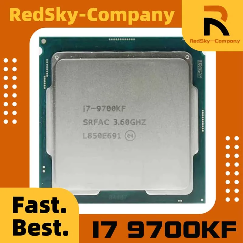 Core i7 9700KF 3.6GHz prosesor cpu LGA 1151 delapan-core Eight-Thread