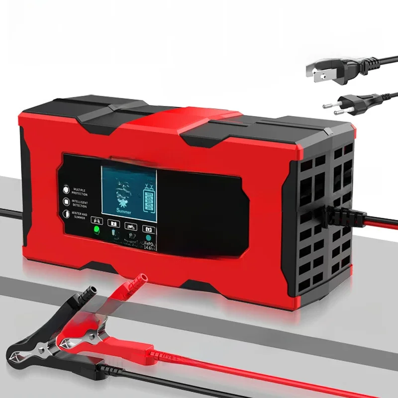 Chargeur de batterie de voiture 12V 10a, 14.6V 10a, pour motos électriques Lifepo4, plomb-acide, AGM GEL PB, réparation intelligente de batterie au Lithium