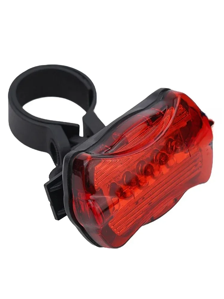AliExpress NONE 1 Pc Taillight 6.5X4X2.5cm Waterproof Bike Bicycle Cycling 5 LED Night Energy-saving Flashing Rear Tail Light Lamp Accessories