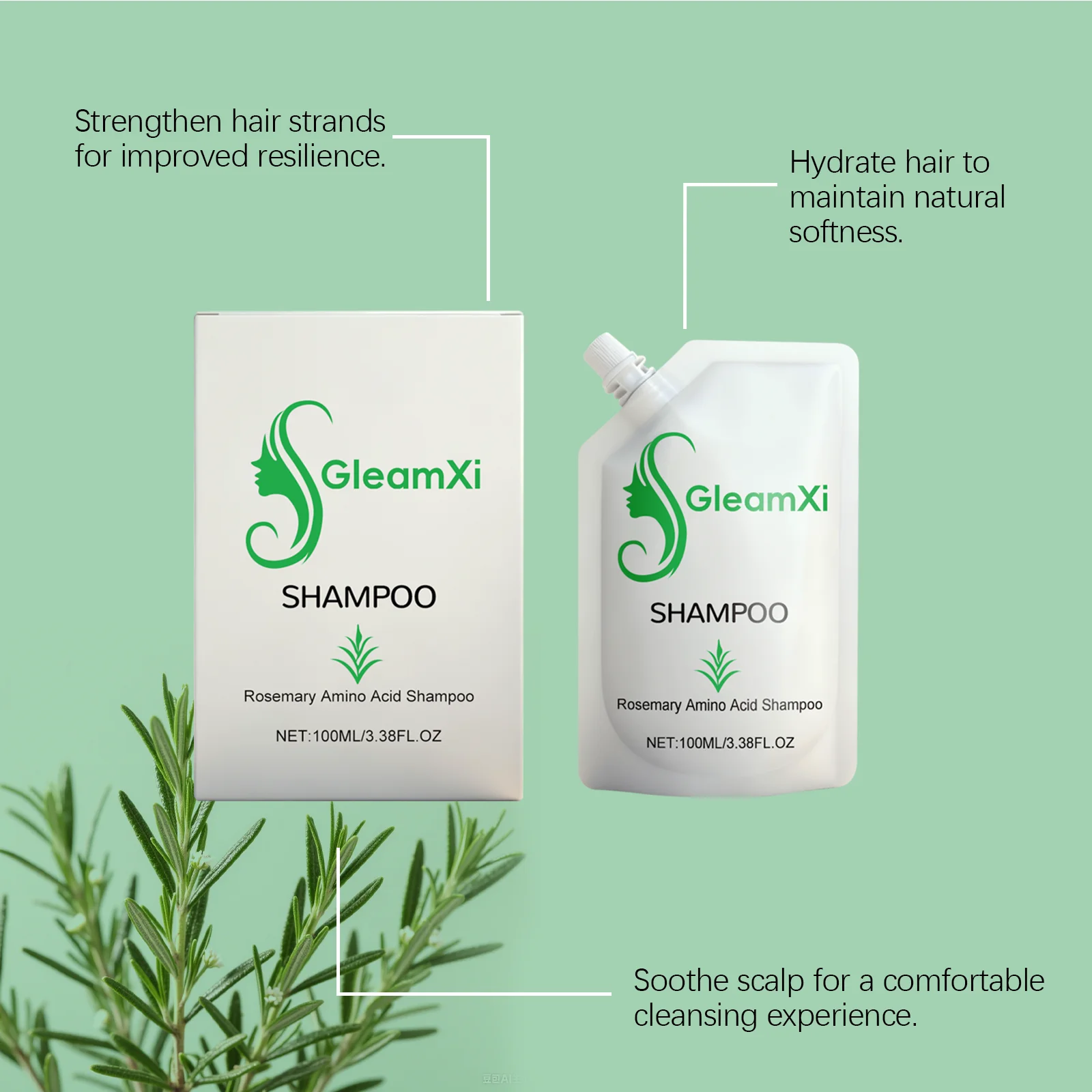 100ML Rosemary Amino Acid Hair - Rosemary Hair Oil 评论和价格