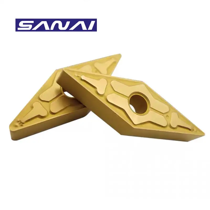 

SANAI CNC Carbide Insert VNMG1604 Blade Lathe Turning Tool Insert for Stainless Steel Iron Steel Machining Milling Tool