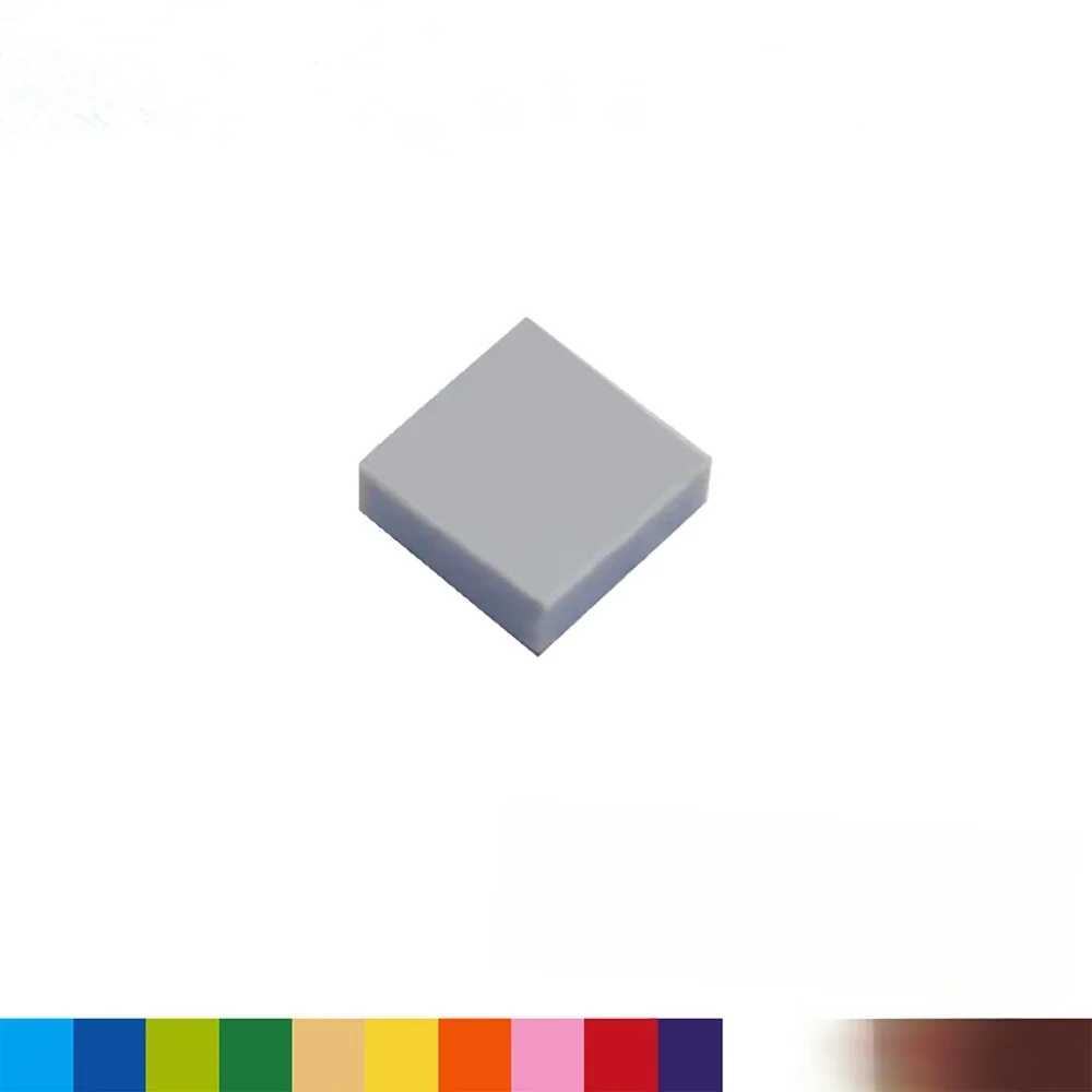 Blocs de construction à monter soi-même, 100 pièces, briques lisses 1x1, 24 couleurs, jouets éducatifs et créatifs pour enfants, compatibles avec les marques