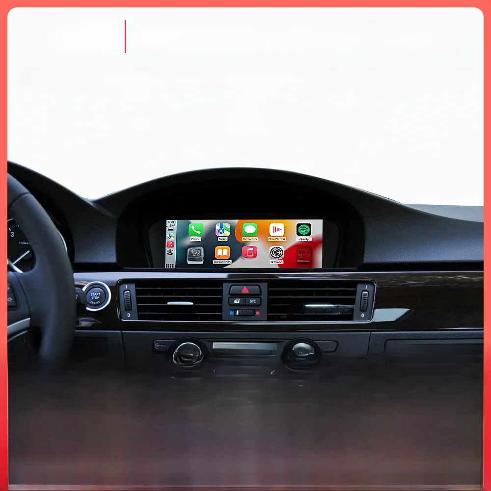 8.8 "1920*720 Draadloze CarPlay Android Auto Multimedia Display voor BMW 3 Serie E90 E91 E92 E93 5 Serie E60 E61 Touchscreen - afbeelding 2