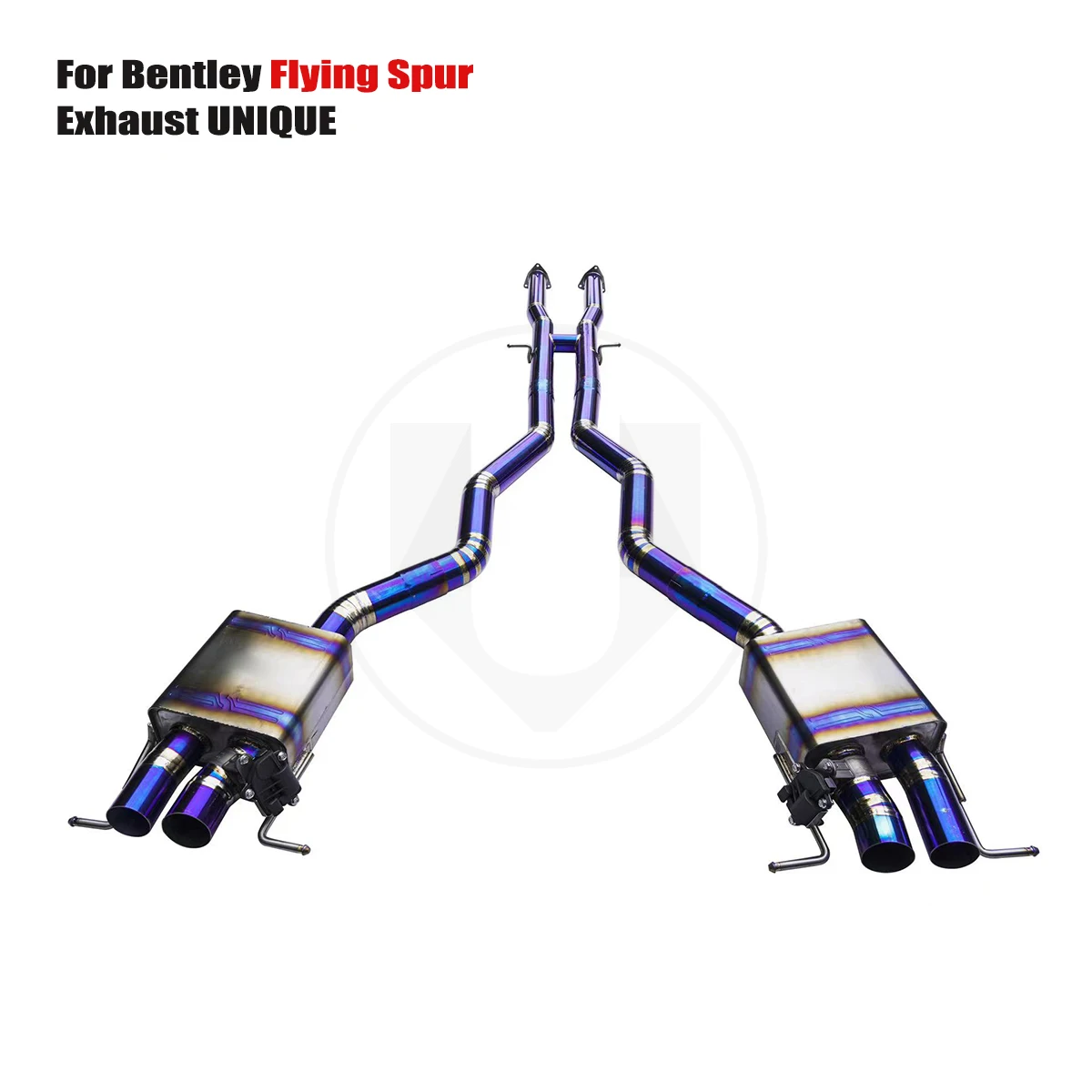 UNIQUE For 2012-2017 Bentley continental GT 4.0T performance valve titanium exhaust system  TC4 titanium alloy exhaust muffler