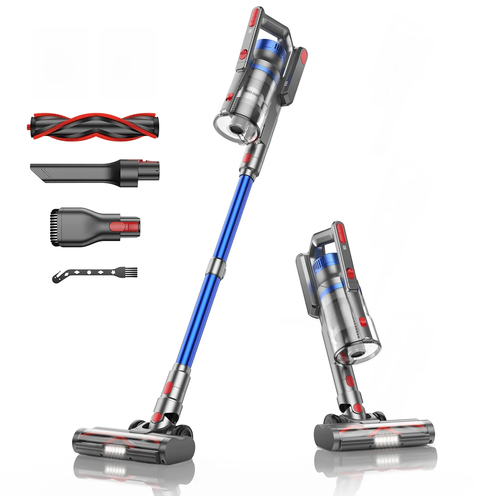 BUTURE JR500 450 W 36000 PA Saugleistung Handheld Akku-Staubsauger Haushaltsgerät 1,2 l Staubbecher