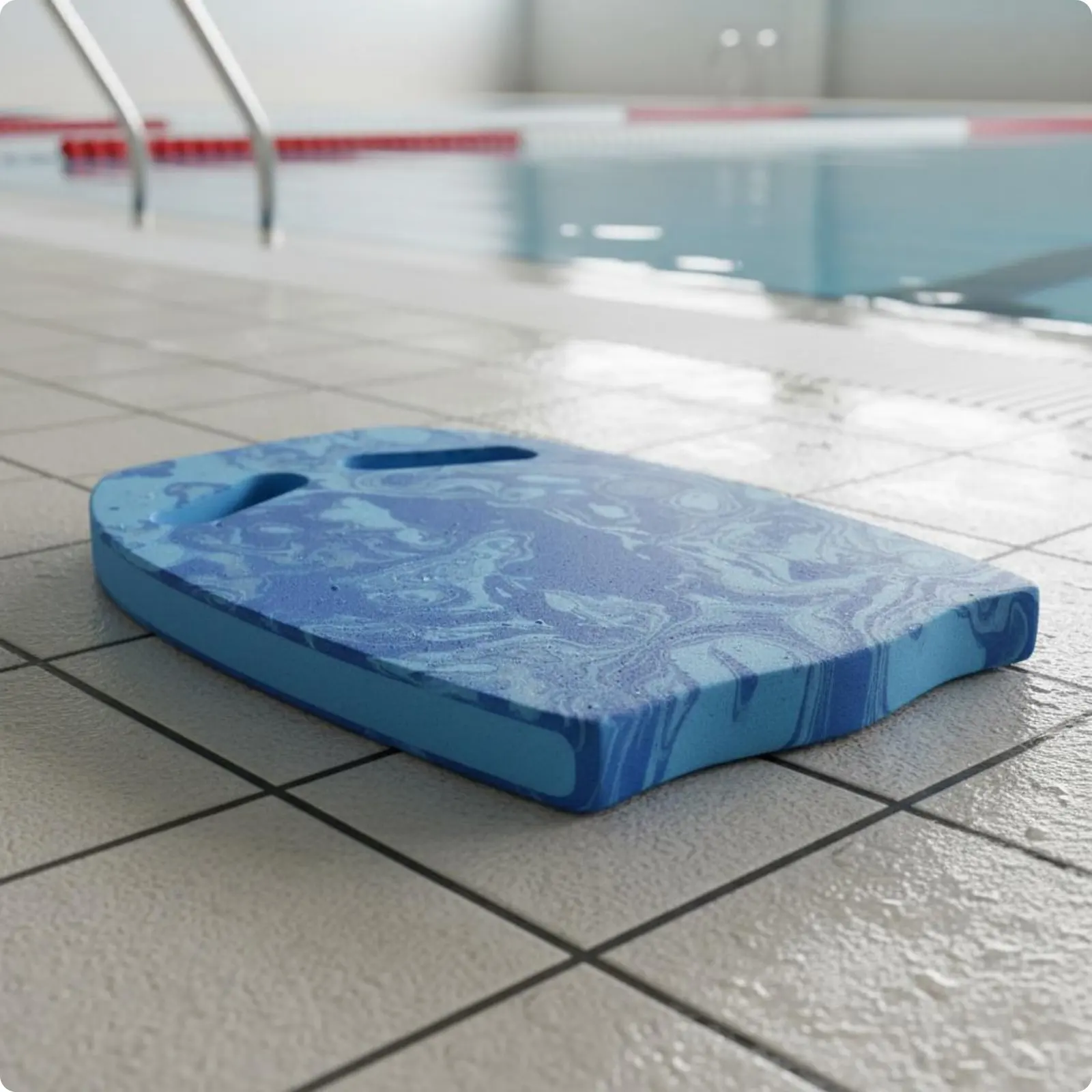 Planche de natation épaisse, planche de flottaison pour débutants et adultes, couleur ciel.