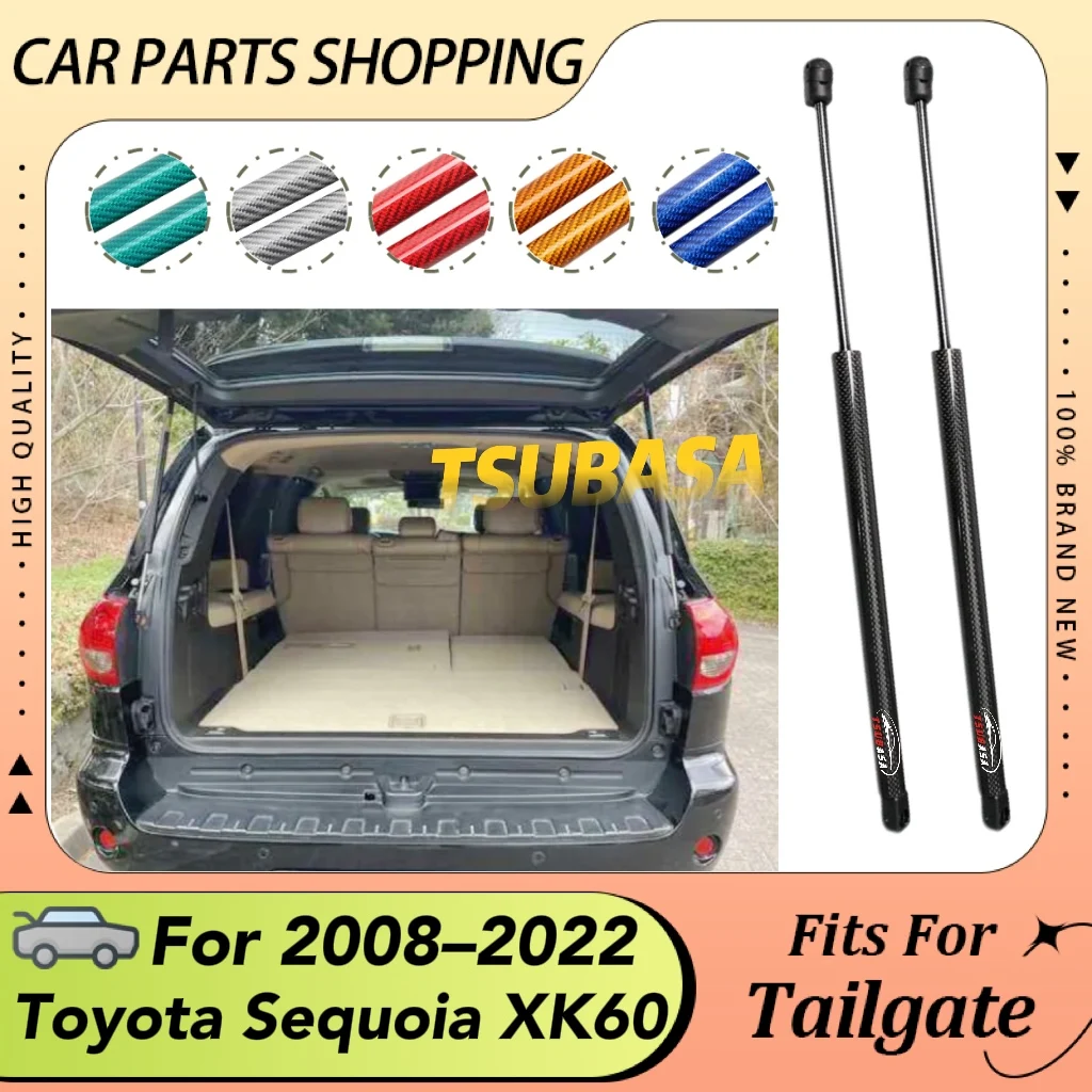 

Tailgate Trunk Struts For Toyota Sequoia XK60 SUV 2008-2022 Rear Boot Lift Support Shock Dampers Piston Rod Spring 68908-0C020