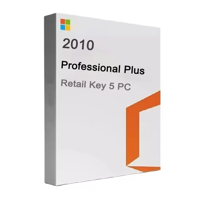 100% activering online wereldwijd 2010 Professional Plus Retail Key 5 PC
