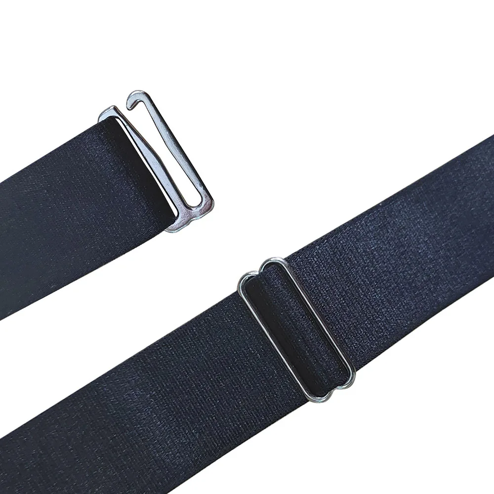 2 pièces/ensemble chemise pour hommes reste porte-jarretelles ceintures réglables élastiques porte-chemise sangles garder la chemise rentrée dans les bretelles de jambe antidérapantes