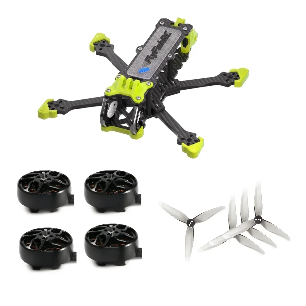 Volador VX3.5 O4 Pro Frame Kit Flash 1804 FPV Brushless Motor HQProp T3.5X2.5X3 Grau (2CW+2CCW) Bundle-Kit