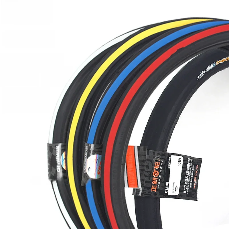 AliExpress NONE CST Bicycle tires 20inch Color tire C1288 20*1.35 Bicycle accessories 451 20x1 1/8 small wheel diameter folding bicycle tire