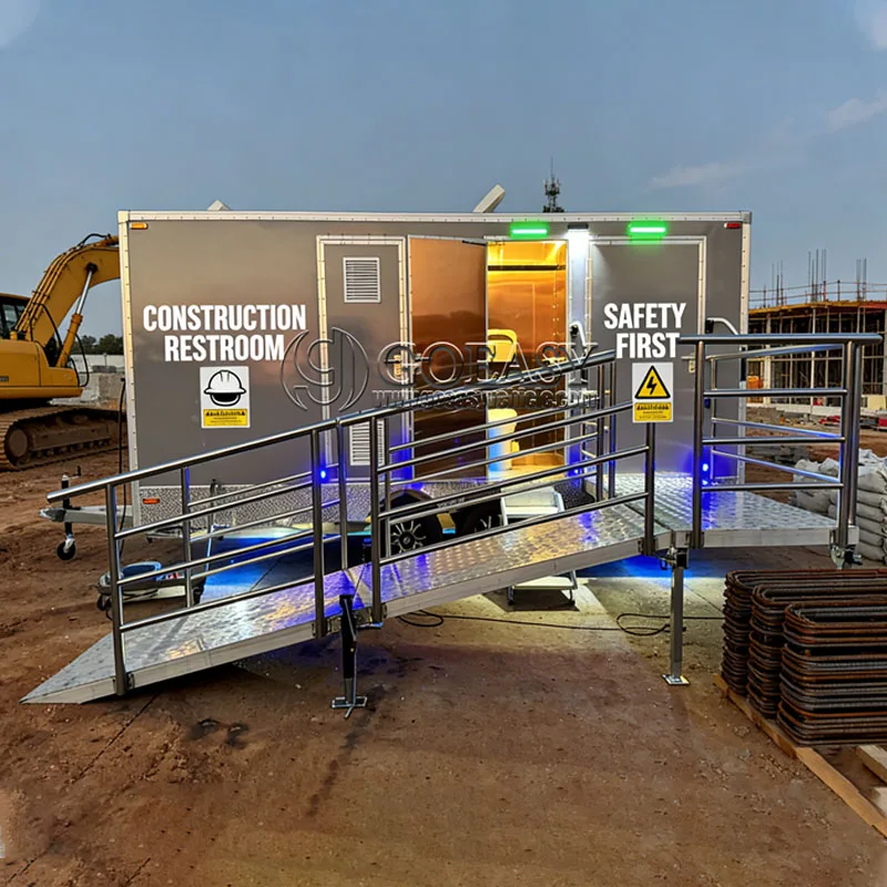 Innovative Factory-Made Portable Restroom Trailer – Luxury Outdoor Shower and Bathroom