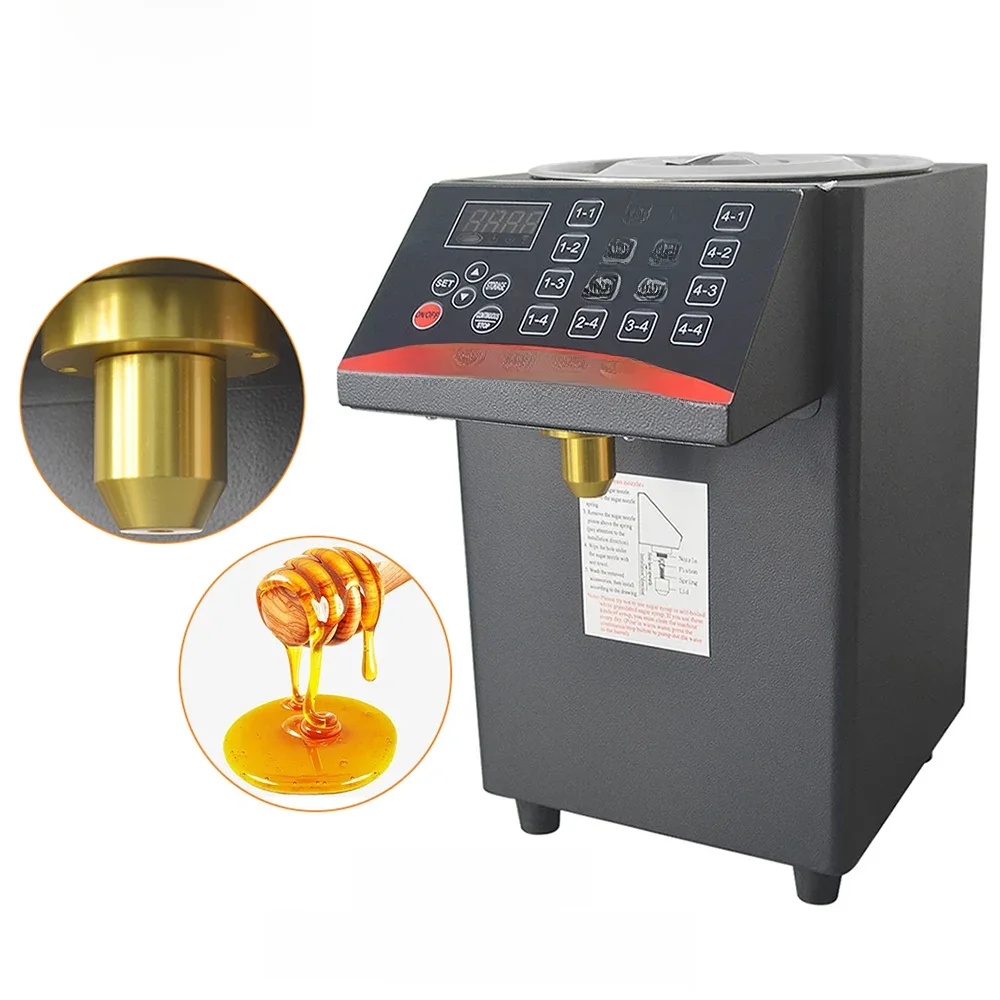 XEOLEO Máquina de Frutose, Xarope Dispenser, Recipiente para Bubble Tea, Coffe Shop, Quantizante de