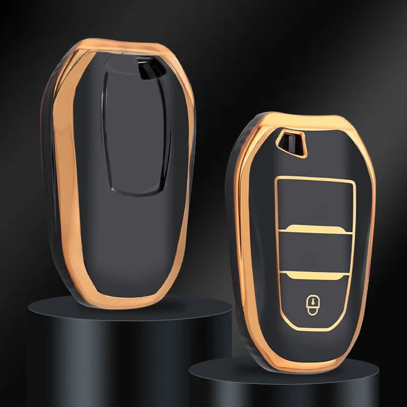 Coque de protection pour clé télécommande de voiture, en TPU, pour Peugeot 208 308 408 508 2008 3008 4008 5008 citroën C1 C4 C6 C3-XR Picasso DS3 DS4, nouveau
