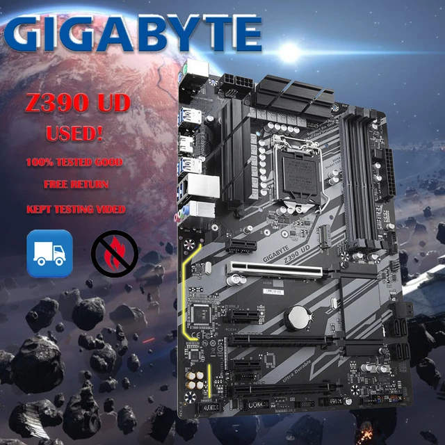 Gigabyte GA Z390 UD Motherboard LGA 1151 Z390 Desktop Mainboard M.2 nvme  PCI-E X16 - AliExpress 7