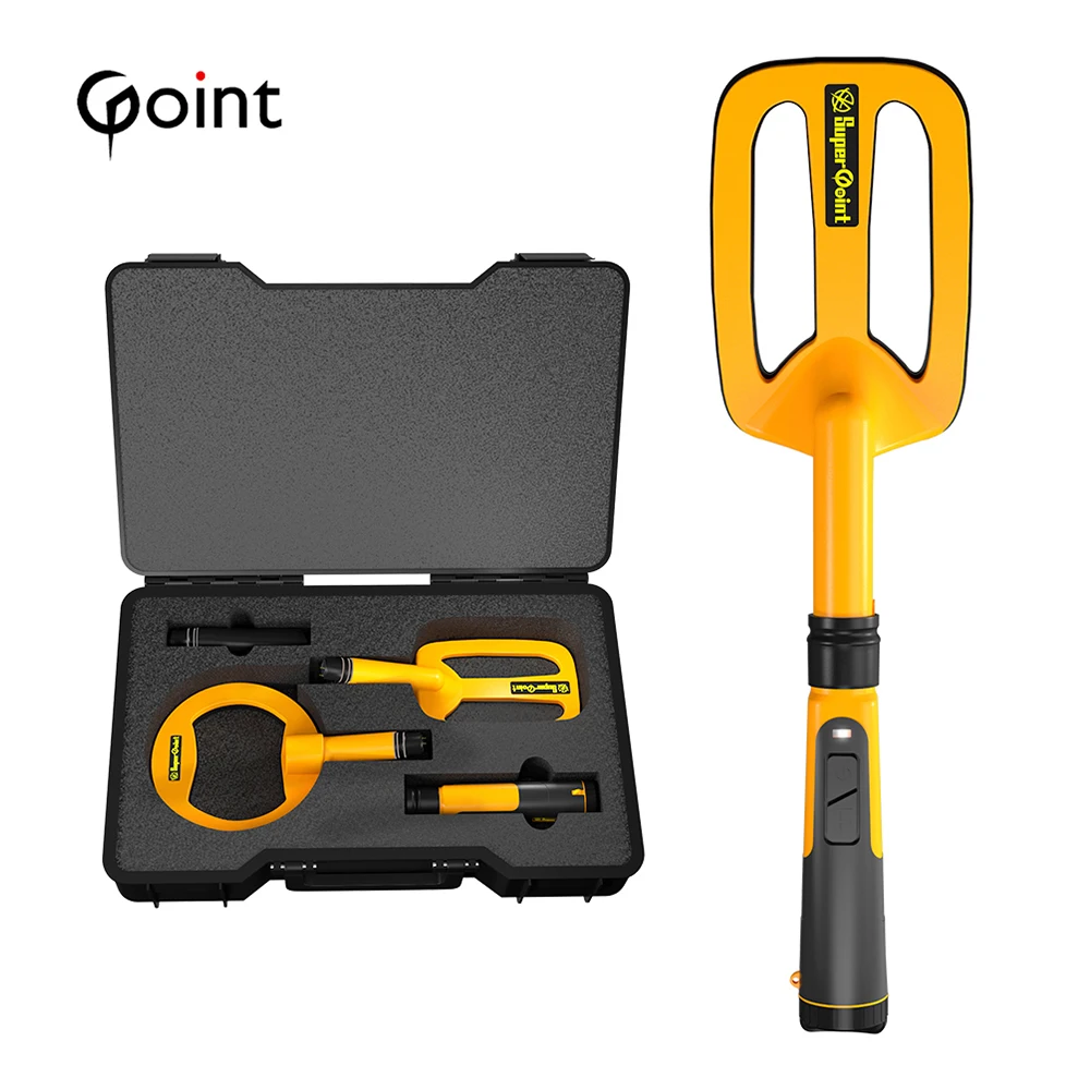 Detector de Metais Subaquáticos com Alarme de Iluminação Led Pinpointer Impermeável Mergulho do Pulso Sonda Quadrada e Redonda em Ouro