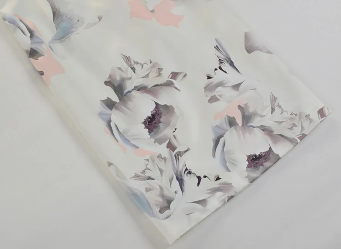 Flower Print Women Sheath Dress Round Neck Sleeveless Casual Summer Dresses