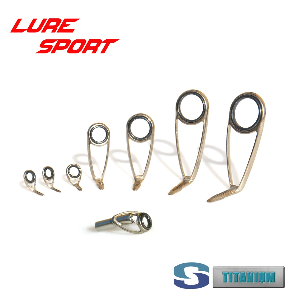 

Seaguide Titanium Frame RS ring 8pcs spin Guides set TIXLRST TiXORSG-N TiXOHRSG12 Rod Building Component Repair DIY Accessory